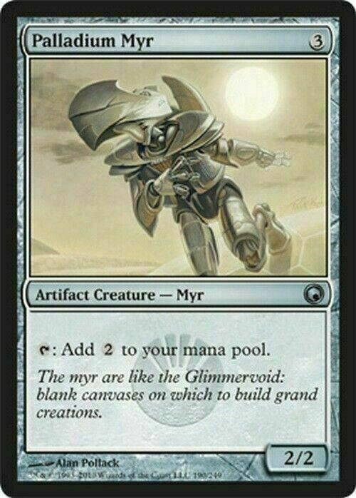 Palladium Myr ~ Scars of Mirrodin [ EX ] [ Magic MTG ]