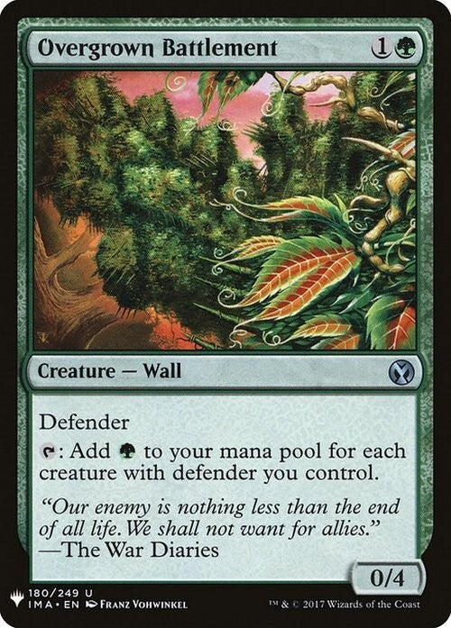 Overgrown Battlement ~ Mystery Booster [ NM ] [ Magic MTG ]