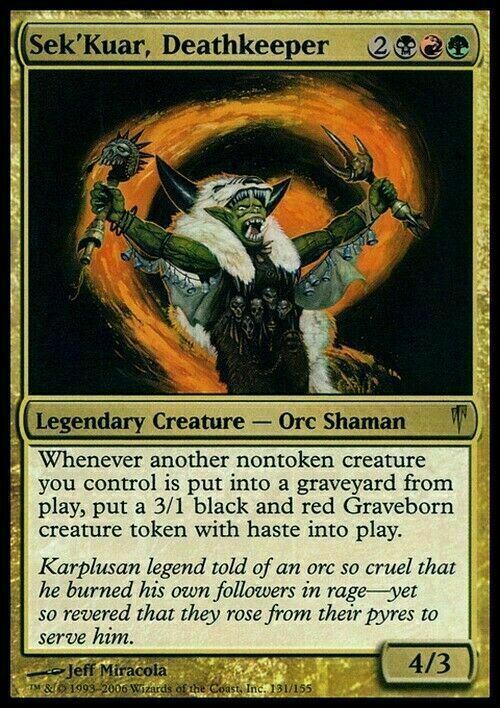 Sek'Kuar, Deathkeeper ~ Coldsnap [ EX+ ] [ Magic MTG ]
