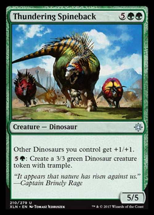 Thundering Spineback ~ Ixalan [ EX ] [ Magic MTG ]