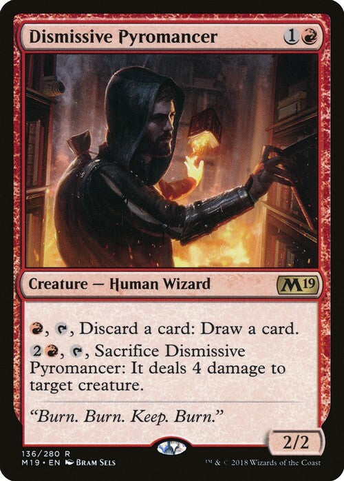 Dismissive Pyromancer ~ Core 2019 [ NM ] [ Magic MTG ]