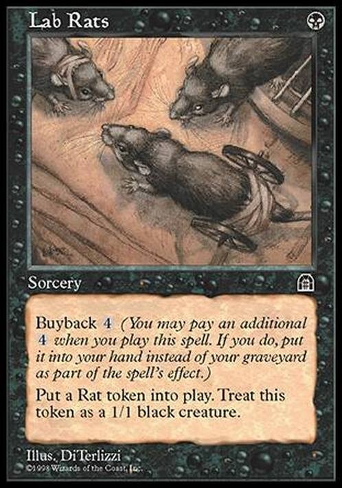 Lab Rats ~ Stronghold [ EX ] [ Magic MTG ]