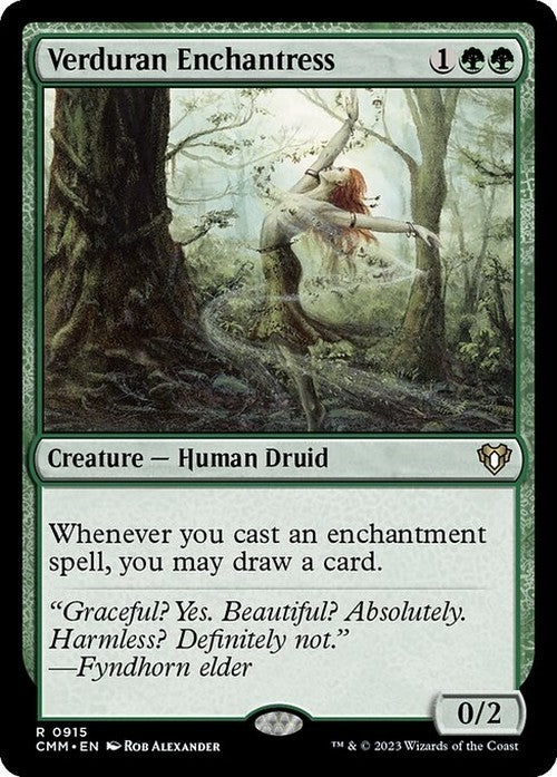 Verduran Enchantress ~ Commander Masters [ NM ] [ Magic MTG ]