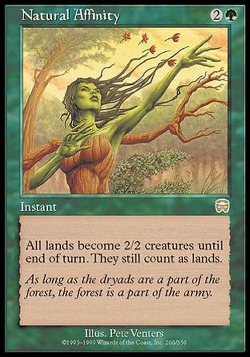 Natural Affinity ~ Mercadian Masques [ EX ] [ Magic MTG ]