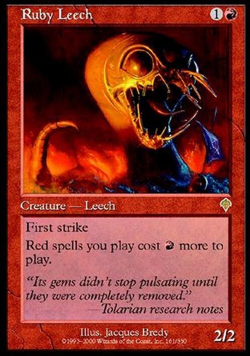 Ruby Leech ~ Invasion [ EX ] [ Magic MTG ]