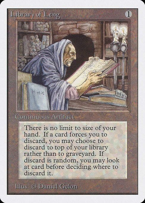 Library of Leng ~ Unlimited [ PLAYED ] [ Magic MTG ]