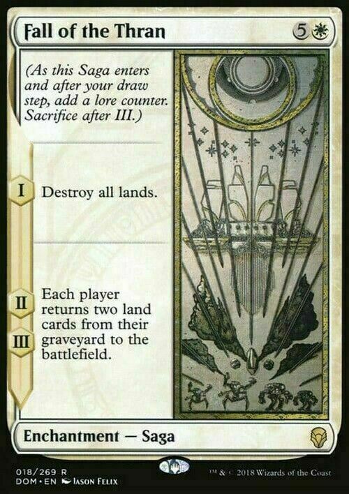 Fall of the Thran ~ Dominaria [ EX ] [ Magic MTG ]