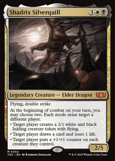 Shadrix Silverquill ~ Commander: Tarkir: Dragonstorm [ NM ] [ Magic MTG ]