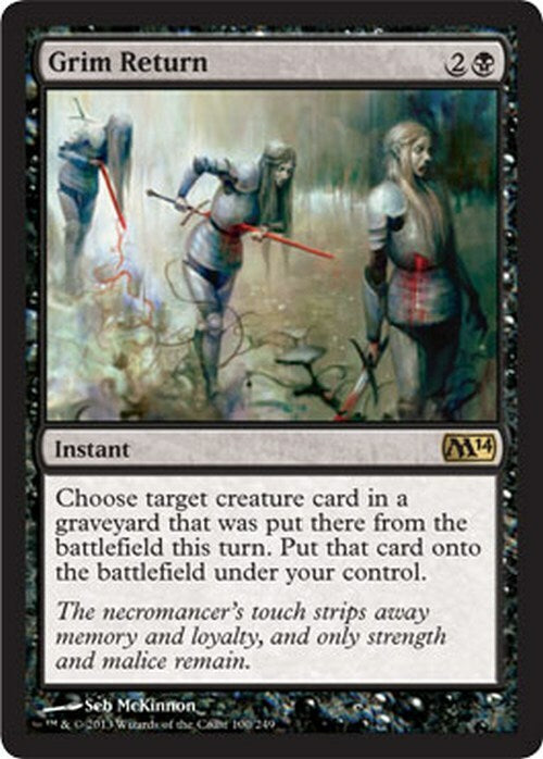 Grim Return ~ Magic 2014 [ EX ] [ Magic MTG ]