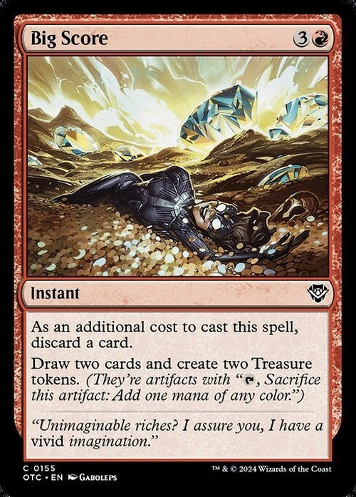Big Score ~ Commander: Outlaws of Thunder Junction [ NM ] [ Magic MTG ]