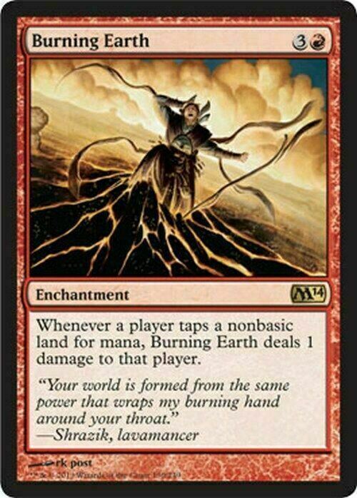 Burning Earth ~ Magic 2014 [ EX ] [ Magic MTG ]