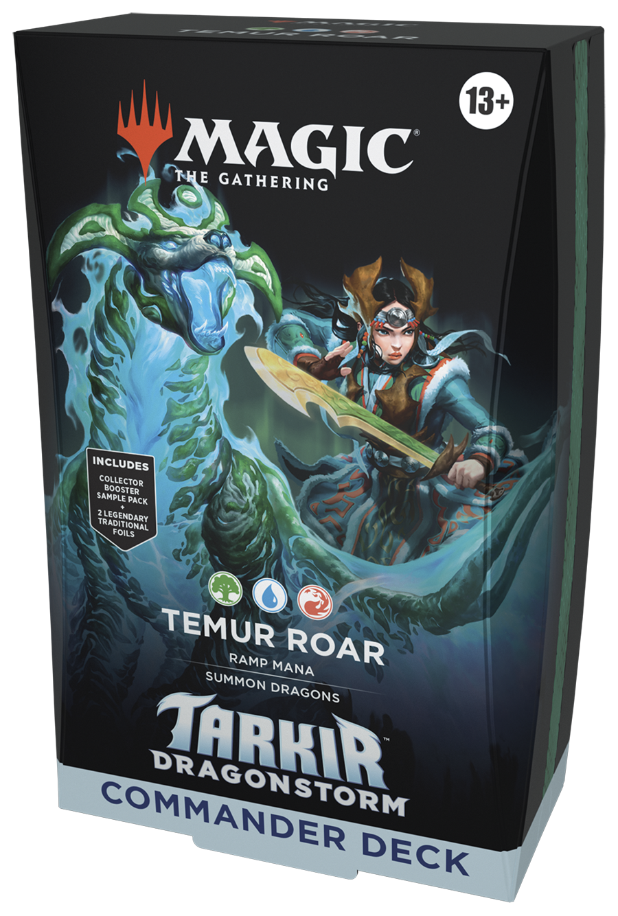 Temur Roar Commander Deck ~ Tarkir: Dragonstorm ~ MTG Sealed