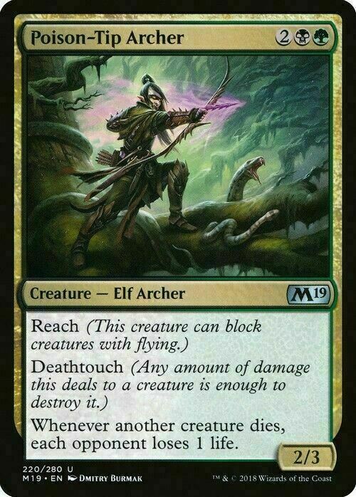 Poison-Tip Archer ~ Core 2019 [ EX ] [ Magic MTG ]