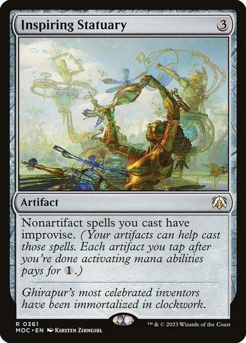 Inspiring Statuary ~ Commander: March of the Machine [ NM ] [ Magic MTG ]