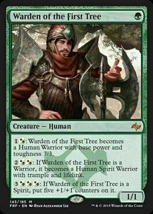 Warden of the First Tree ~ Fate Reforged [ EX ] [ Magic MTG ]