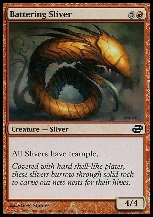 Battering Sliver ~ Planar Chaos [ EX+ ] [ Magic MTG ]