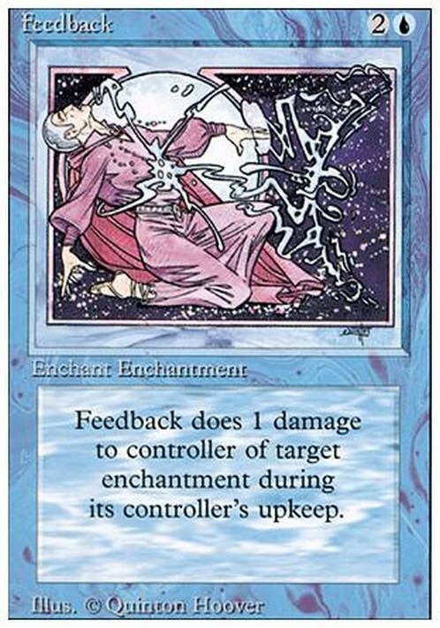 Feedback ~ Revised [ EX ] [ Magic MTG ]
