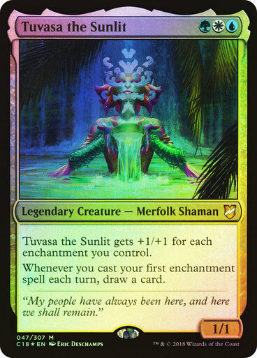FOIL Tuvasa the Sunlit ~ Commander 2018 [ EX ] [ Magic MTG ]