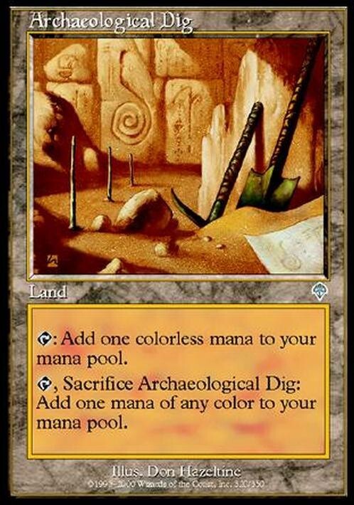 Archaeological Dig ~ Invasion [ EX ] [ Magic MTG ]
