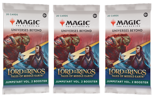 3 x HOLIDAY Jumpstart Booster Pack ~ The Lord of the Rings ~ Magic MTG Sealed