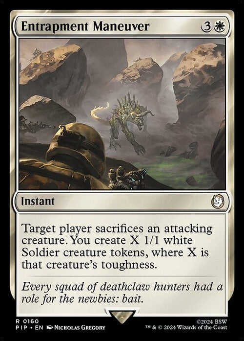Entrapment Maneuver ~ Commander: Fallout [ NM ] [ Magic MTG ]