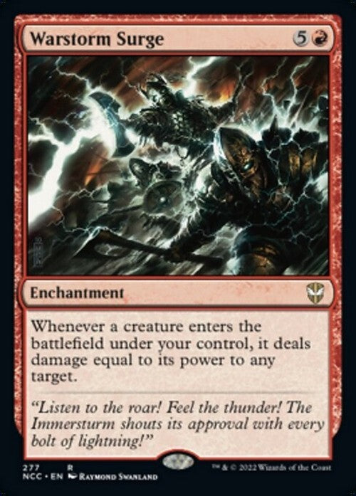 Warstorm Surge ~ Commander: Streets of New Capenna [ NM ] [ Magic MTG ]