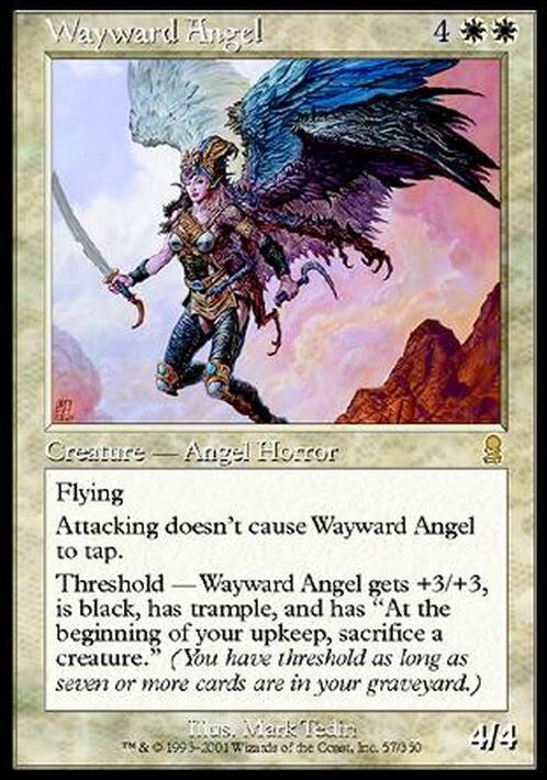 Wayward Angel ~ Odyssey [ EX ] [ Magic MTG ]