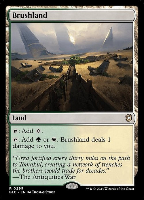 Brushland ~ Commander: Bloomburrow [ NM ] [ Magic MTG ]