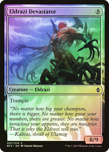 FOIL Eldrazi Devastator ~ Battle for Zendikar [ EX ] [ Magic MTG ]
