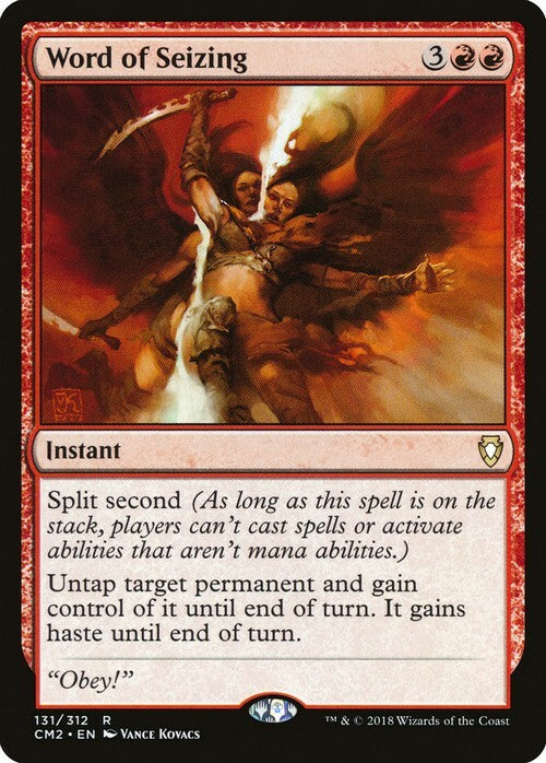 Word of Seizing ~ Commander Anthology 2 [ EX ] [ Magic MTG ]