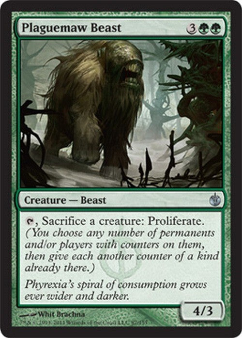 Plaguemaw Beast ~ Mirrodin Besieged [ EX ] [ Magic MTG ]