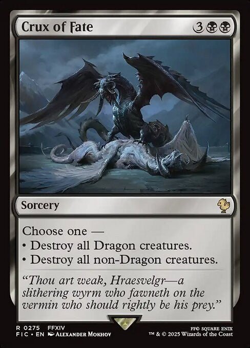 Crux of Fate ~ Commander: Final Fantasy [ NM ] [ Magic MTG ]