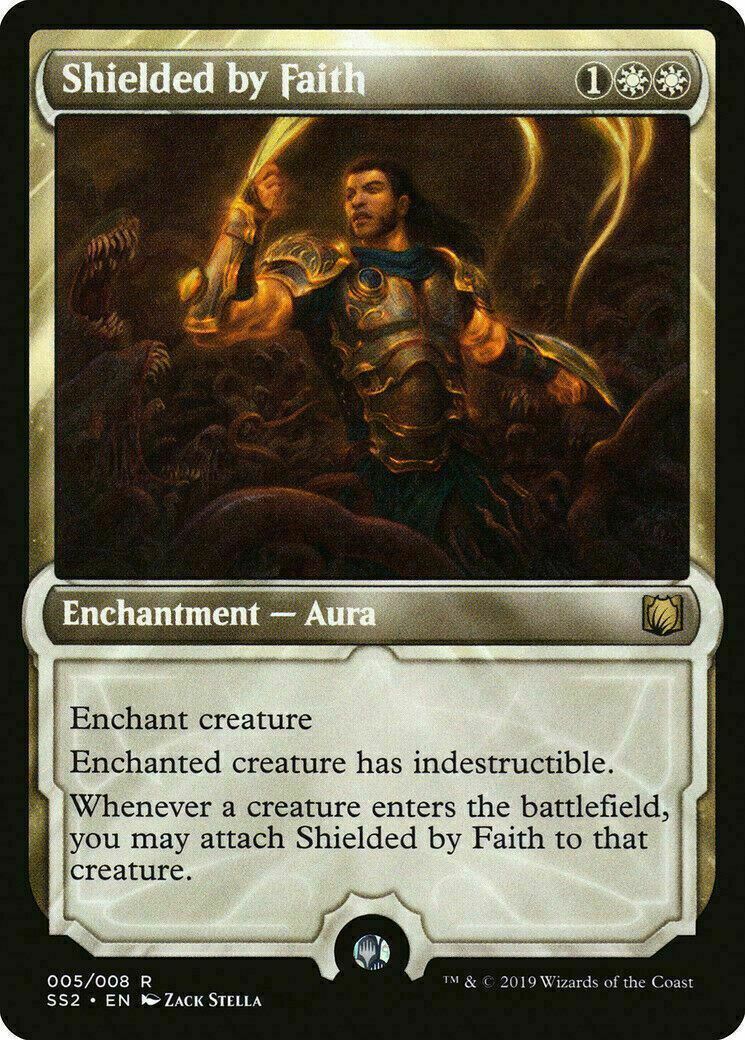 Shielded by Faith ~ Signature Spellbook: Gideon [ EX ] [ Magic MTG ]
