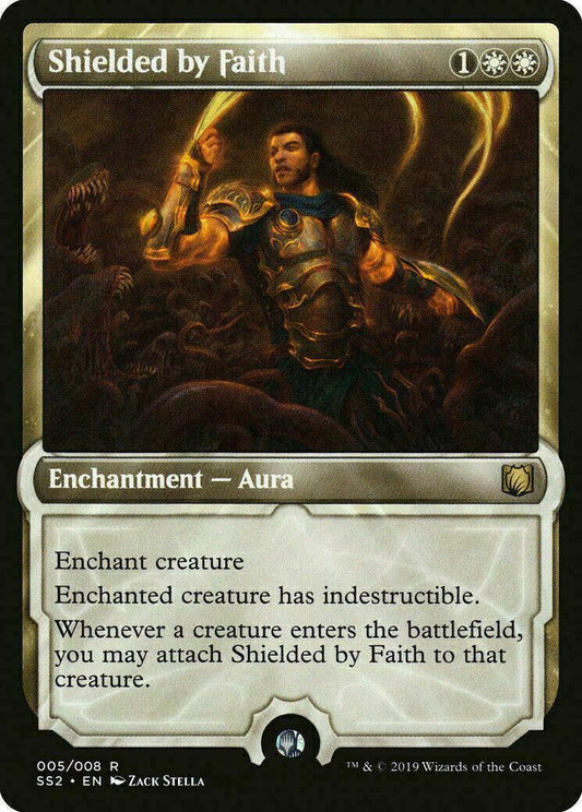 Shielded by Faith ~ Signature Spellbook: Gideon [ EX ] [ Magic MTG ]