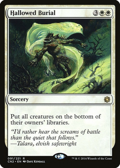 Hallowed Burial ~ Conspiracy 2 [ EX ] [ Magic MTG ]
