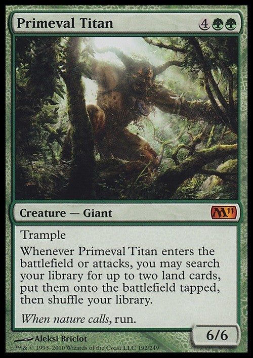 Primeval Titan ~ Magic 2011 [ PLAYED ] [ Magic MTG ]