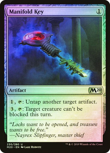 FOIL Manifold Key ~ Core 2020 [ NM ] [ Magic MTG ]