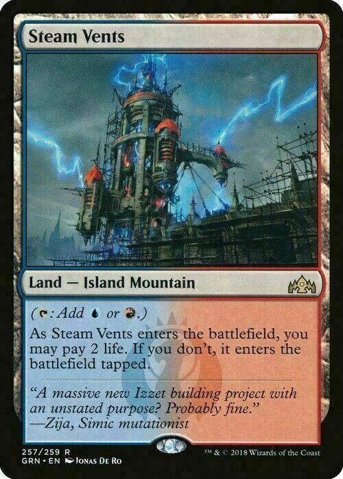 Steam Vents ~ Guilds of Ravnica [ NM ] [ Magic MTG ]