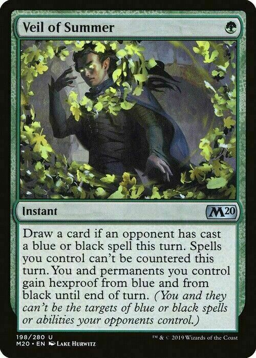Veil of Summer ~ Core 2020 [ EX ] [ Magic MTG ]