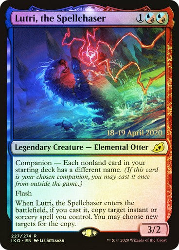 FOIL Lutri, the Spellchaser ~ Prerelease Ikoria [ NM ] [ Magic MTG ]