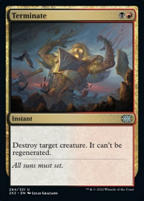 Terminate ~ Double Masters 2022 [ NM ] [ Magic MTG ]