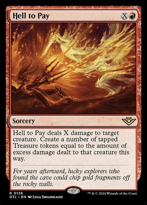 Hell to Pay ~ Outlaws of Thunder Junction [ NM ] [ Magic MTG ]