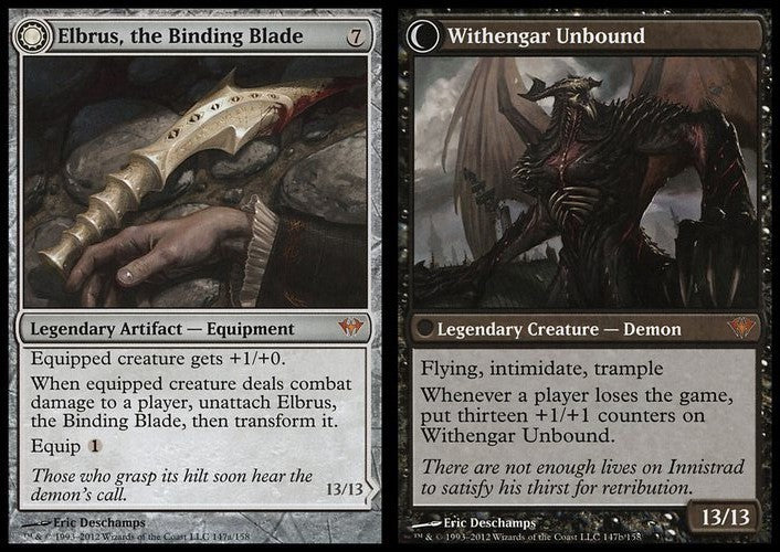 Elbrus, the Binding Blade / Withengar ~ Dark Ascension [ EX ] [ MTG ]