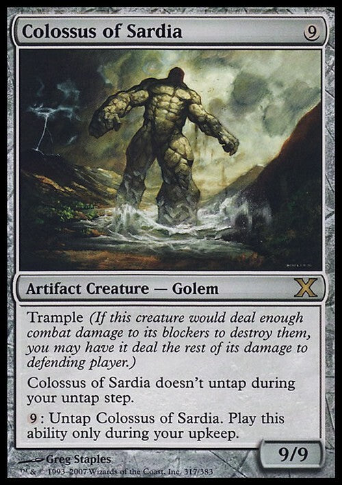 Colossus of Sardia ~ Tenth Edition [ EX ] [ Magic MTG ]