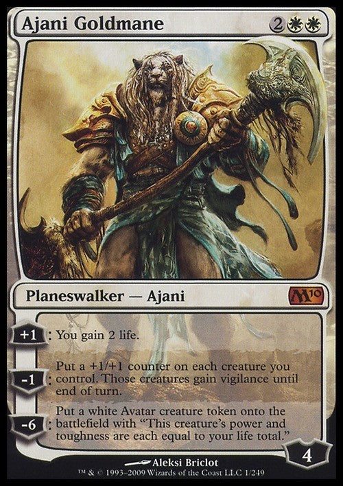 Ajani Goldmane ~ Magic 2010 [ EX ] [ Magic MTG ]