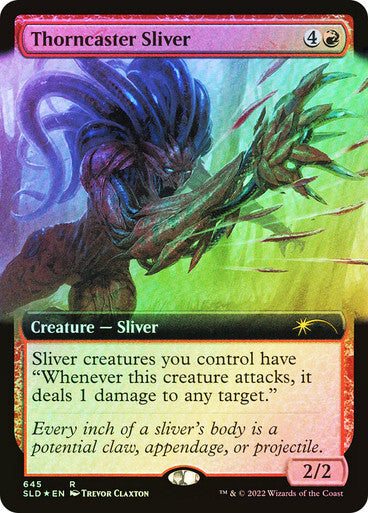 FOIL Thorncaster Sliver ~ Secret Lair [ NM ] [ Magic MTG ]