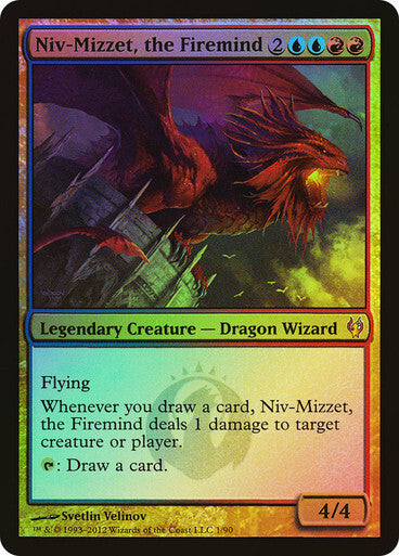 FOIL Niv-Mizzet, the Firemind ~ Duel Decks [ EX ] [ Magic MTG ]