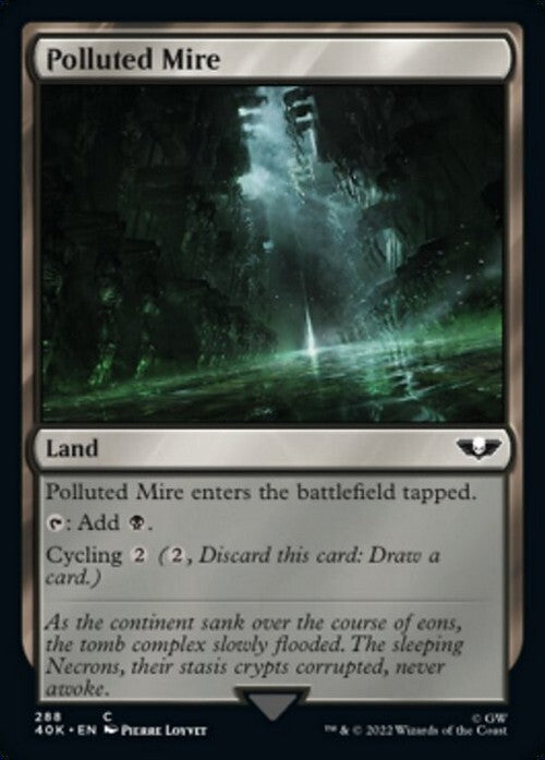 Polluted Mire ~ Commander: Warhammer 40,000 [ NM ] [ Magic MTG ]