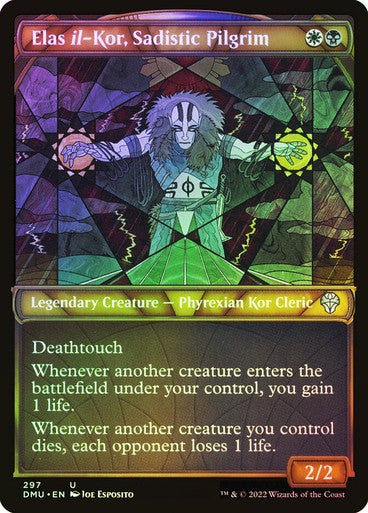 FOIL SHOWCASE Elas il-Kor, Sadistic Pilgrim ~ Dominaria United [ NM ] [ MTG ]