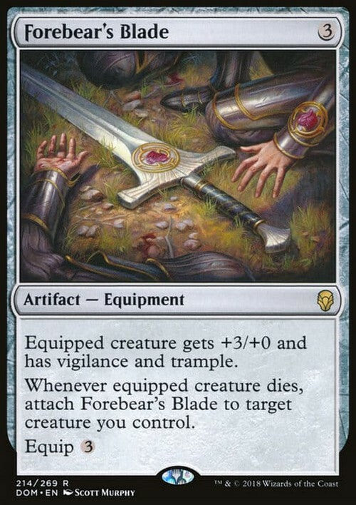 Forebear's Blade ~ Dominaria [ EX ] [ Magic MTG ]
